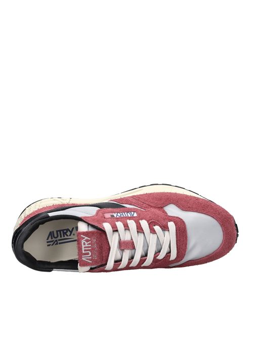 Sneakers in pelle camoscio e tessuto AUTRY | WWLM HN07GRIGIO-ROSSO-NERO